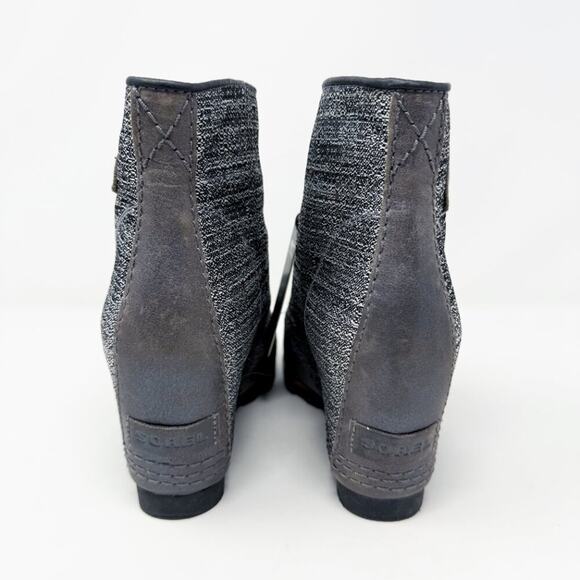 NWT Sorel Gray & Silver Joan of Arctic Wedge II PDX Bootie Women's Size 7.5 - Picture 4 of 9